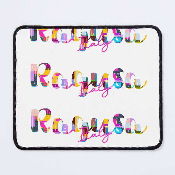 Item preview, Ragusa, Italy, Vibrant Abstract City Typography Art designed and sold by Wanderful-roads.