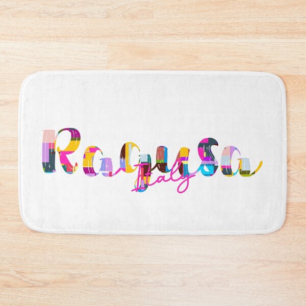Item preview, Ragusa, Italy, Vibrant Abstract City Typography Art designed and sold by Wanderful-roads.