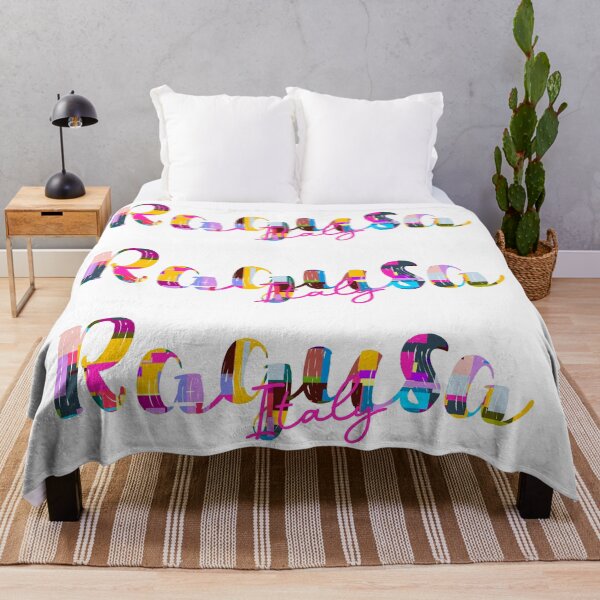 Item preview, Ragusa, Italy, Vibrant Abstract City Typography Art designed and sold by Wanderful-roads.