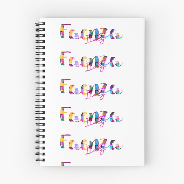 Item preview, Faenza, Italy, Vibrant Abstract City Typography Art designed and sold by Wanderful-roads.
