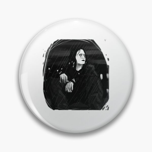 Item preview, The Crow Dark Sitting Closeup Portrait designed and sold by bettannfuco.