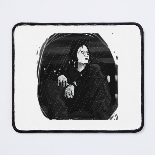 Item preview, The Crow Dark Sitting Closeup Portrait designed and sold by bettannfuco.