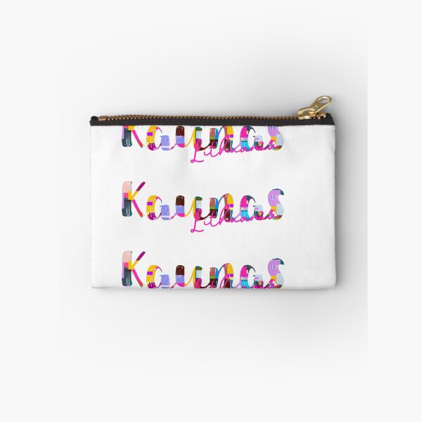 Item preview, Kaunas, Lithuania, Vibrant Abstract City Typography Art designed and sold by Wanderful-roads.