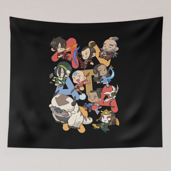 Item preview, Chibi Elemental Warrior Squad – Fantasy Martial-Arts Adventure Art" designed and sold by T-Chou.
