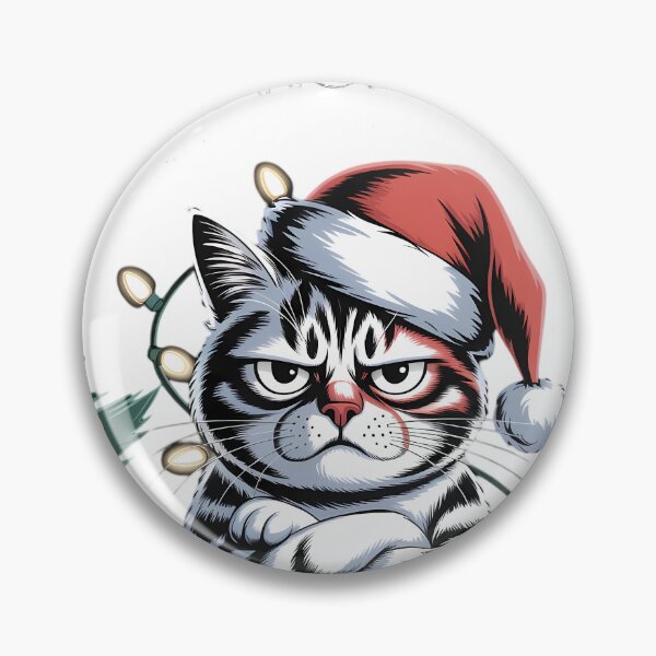 Item preview,  Funny Grumpy Cat Hates Christmas Bah Humbug Holiday Humor Shirt designed and sold by GiftsForge.