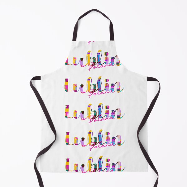 Item preview, Lublin, Poland, Vibrant Abstract City Typography Art designed and sold by Wanderful-roads.