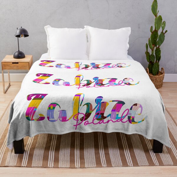 Item preview, Zabrze, Poland, Vibrant Abstract City Typography Art designed and sold by Wanderful-roads.