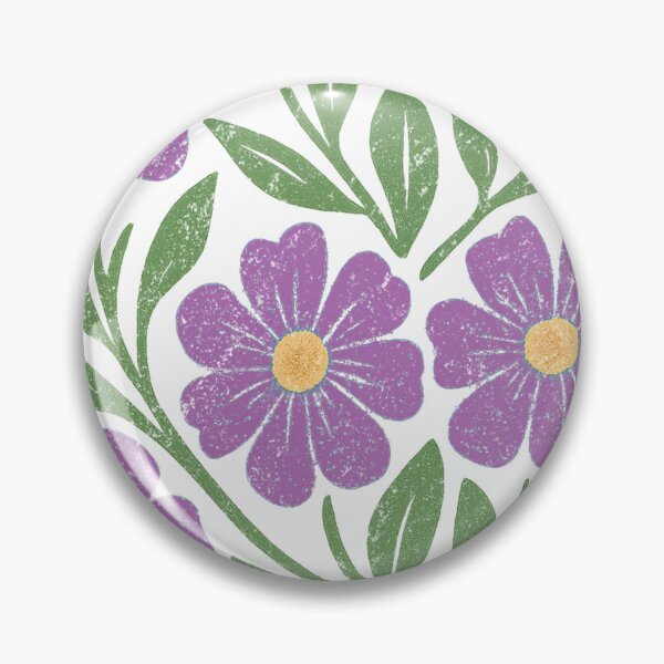 Item preview, Decorative Purple Flowers designed and sold by denip.