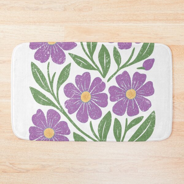 Item preview, Decorative Purple Flowers designed and sold by denip.