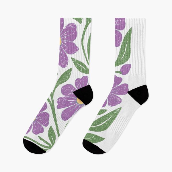 Item preview, Decorative Purple Flowers designed and sold by denip.