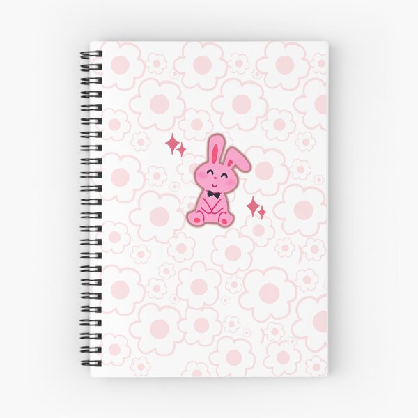 Item preview, Pink Cute Bunny on Pastel Flower Background designed and sold by Designnari.