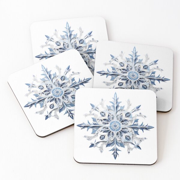 Item preview, Snowflake Cold Blue  designed and sold by GrinGalore.
