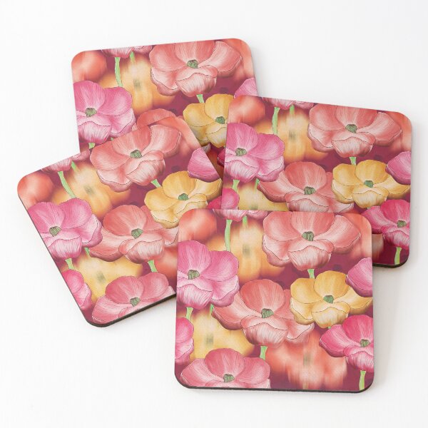 Item preview, Poppies field - a seamless tile able pattern. designed and sold by Patterned by Prachi.