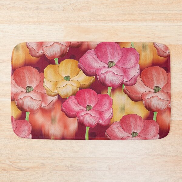 Item preview, Poppies field - a seamless tile able pattern. designed and sold by Patterned by Prachi.