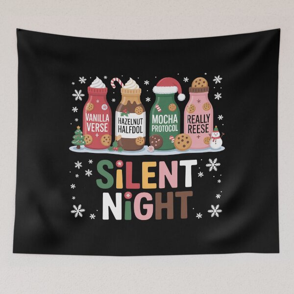 Item preview, Santa Propofol Silent Night ICU Nurses Merry Christmas designed and sold by PunkNation-Arts.