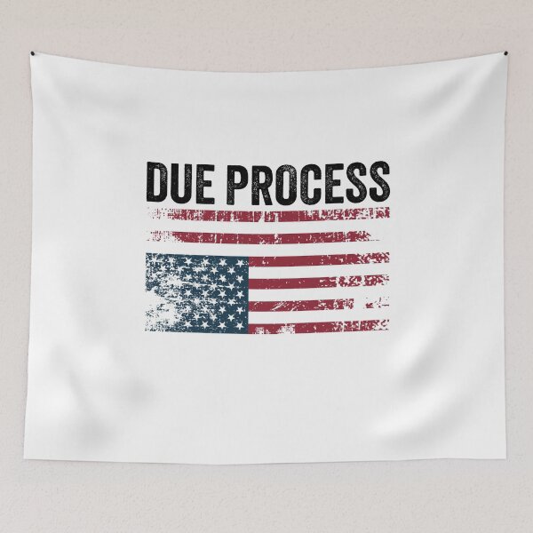 Item preview, Due Process - Abolish ICE | American Flag Upside Down designed and sold by PixVib.