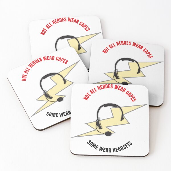 Item preview, Not All Heroes Wear Capes | Dispatcher Headset Funny Job Design designed and sold by JA-1994.