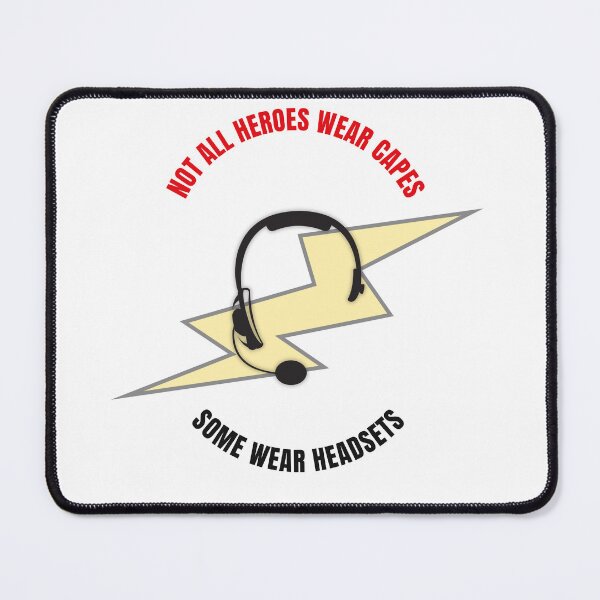 Item preview, Not All Heroes Wear Capes | Dispatcher Headset Funny Job Design designed and sold by JA-1994.