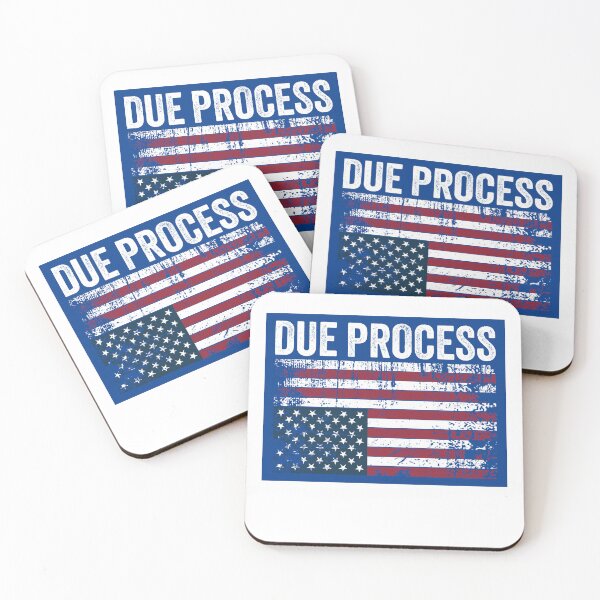 Item preview, Due Process - Abolish ICE | USA Flag Upside Down designed and sold by PixVib.