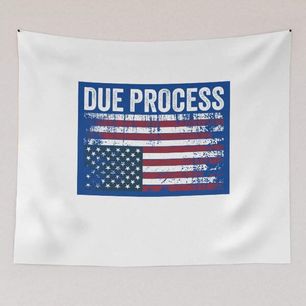Item preview, Due Process - Abolish ICE | USA Flag Upside Down designed and sold by PixVib.