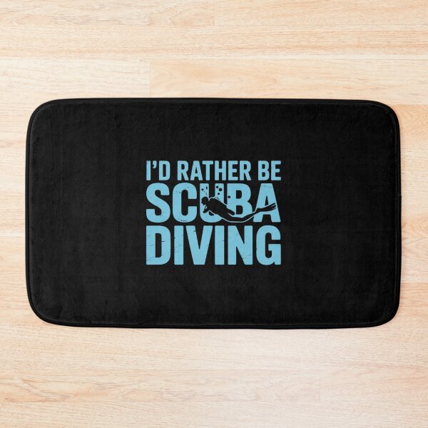 Item preview, I'd Rather Be Scuba Diving - Freediving Underwater Diver designed and sold by HardcoreTour.