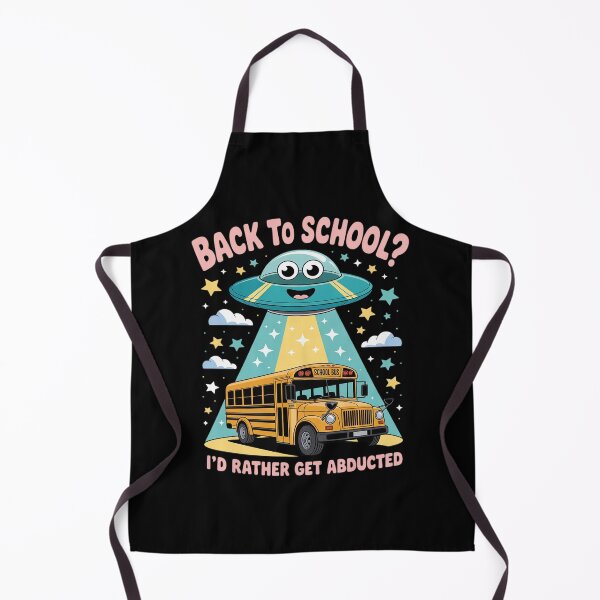 Item preview, I'd Rather Get Abducted Funny Alien Back to School designed and sold by HardcoreTour.