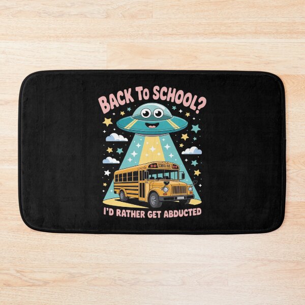 Item preview, I'd Rather Get Abducted Funny Alien Back to School designed and sold by HardcoreTour.