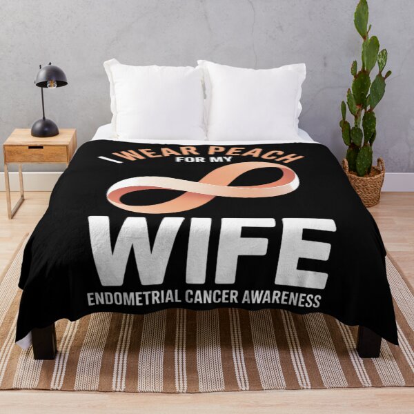 Item preview, Endometrial Cancer Awareness Peach Ribbon designed and sold by Moon-Ape.