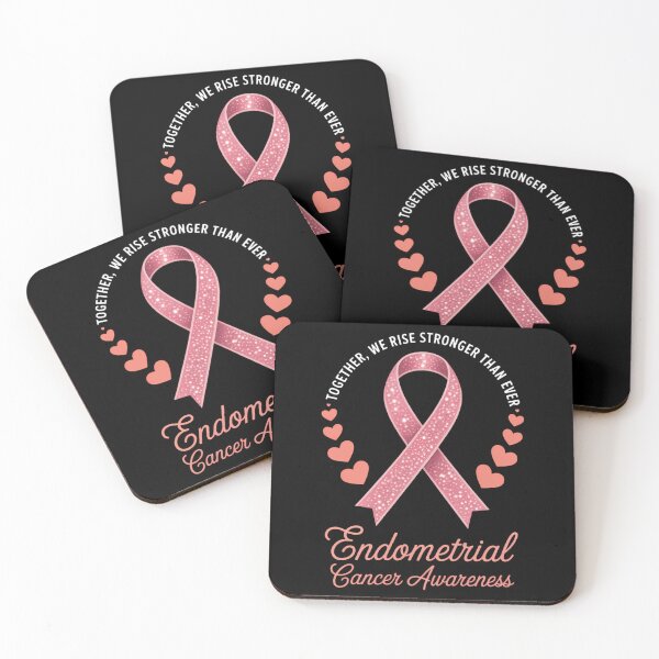 Item preview, Endometrial Cancer Awareness Peach Ribbon designed and sold by Moon-Ape.