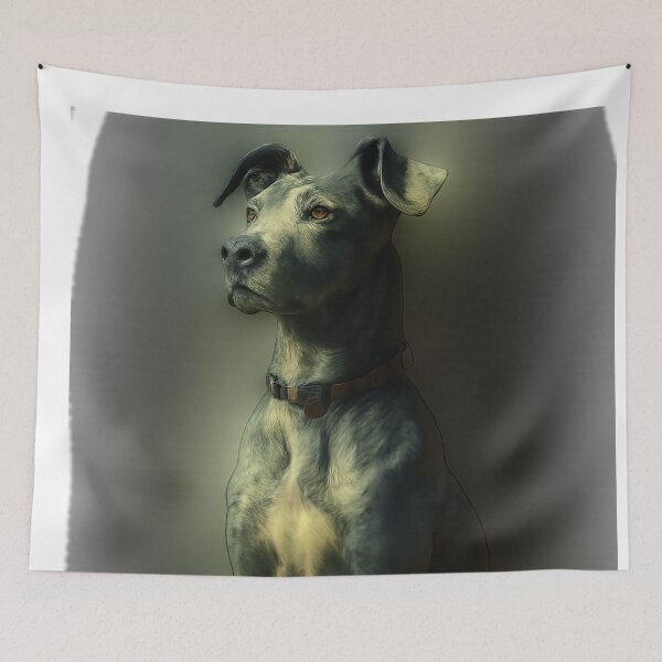Item preview, Elegant Dog Portrait – Realistic Canine Artwork designed and sold by kimkosovo.