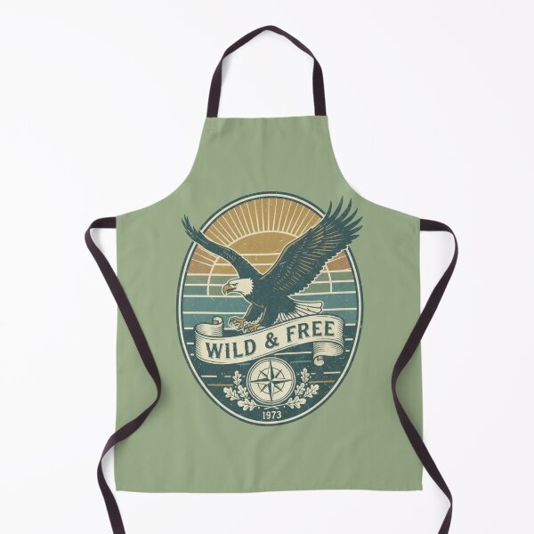 Item preview, Wild and Free Eagle Vintage Retro Adventure Compass Design designed and sold by EzZtudio.