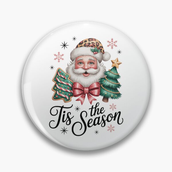 Item preview, Tis The Season Leopard Santa Christmas Coquette Bow Santa Xmas Tree Leopard Jesus Christmas designed and sold by PunkNation-Arts.