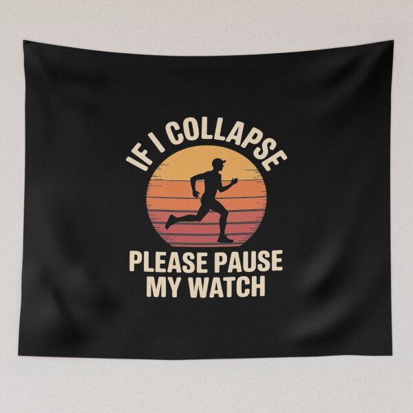 Item preview, If I Collapse Please Pause - Marathoner designed and sold by HardcoreTour.