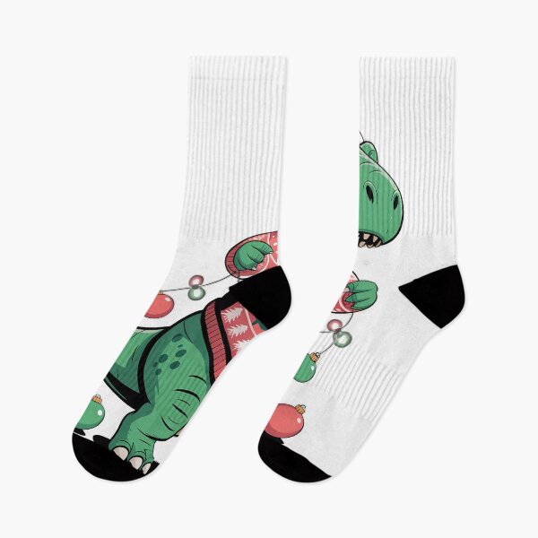 Item preview, Funny T-Rex Dinosaur Wearing Ugly Christmas Sweater Holiday Humor Tee|2025 designed and sold by GiftsForge.