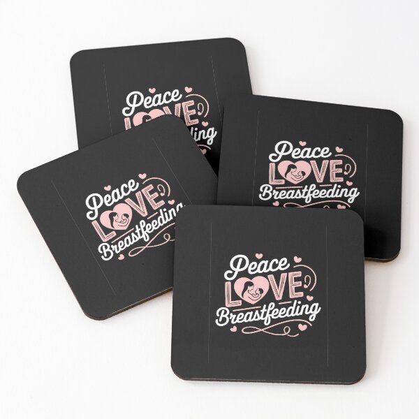 Item preview, Peace Love Breastfeeding Awareness Month designed and sold by AmparoBoyle.