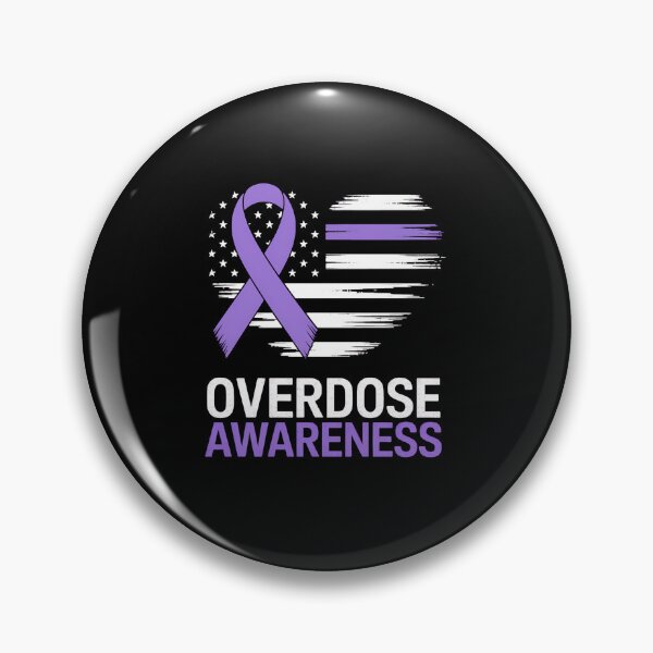 Item preview, Overdose Awareness Purple Ribbon Drug Addiction designed and sold by khorbiasieno.