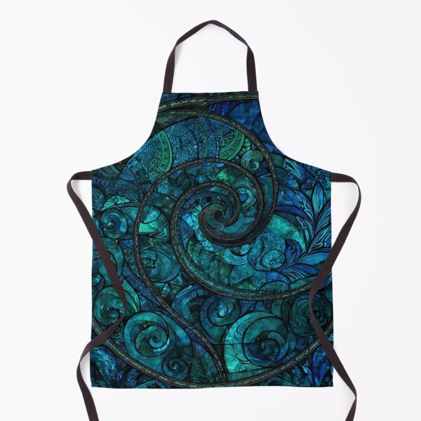 Item preview, New Zealand Māori Paua Pattern Koru Design 614 designed and sold by GrinGalore.