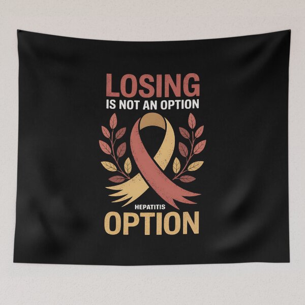 Item preview, Losing Is Not An Option Hepatitis Awareness designed and sold by DrewLeuschke.