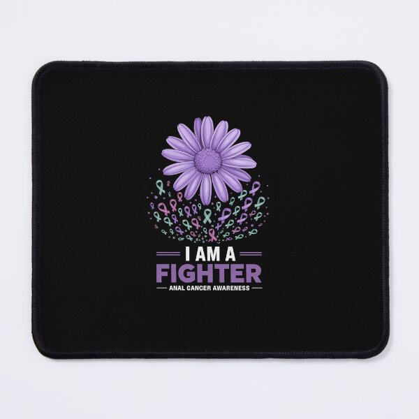 Item preview, I'm a Fighter Anal Cancer Awareness Flower designed and sold by marcusry.
