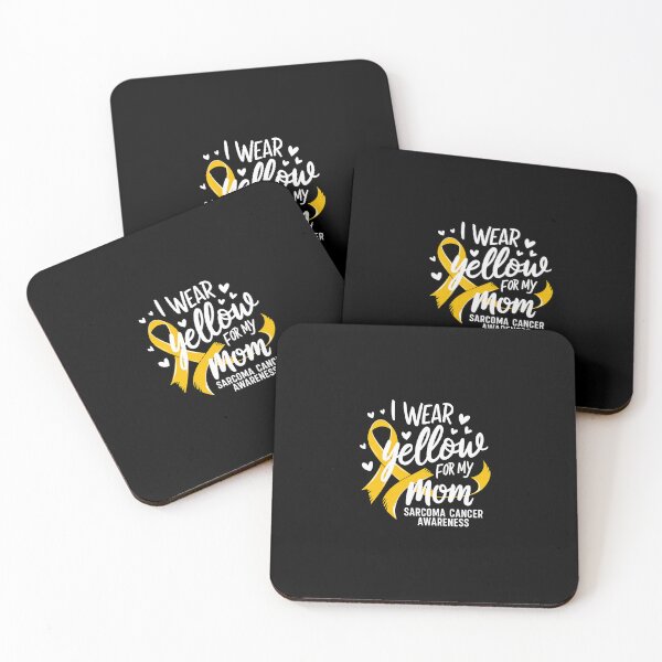 Item preview, I Wear Yellow For My Mom Sarcoma & Bone Cancer Awareness designed and sold by khorbiasieno.
