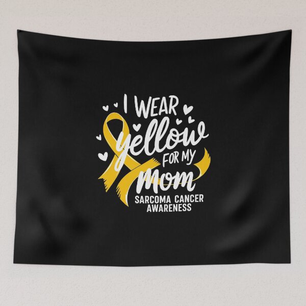 Item preview, I Wear Yellow For My Mom Sarcoma & Bone Cancer Awareness designed and sold by khorbiasieno.