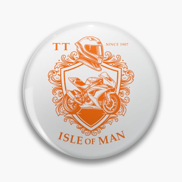 Item preview, Vintage Isle of Man TT Superbike Crest designed and sold by KiwiRider.