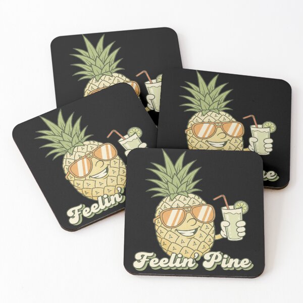 Item preview, Feelin’ Pine Retro Pineapple Summer Vintage Cartoon designed and sold by DIRTYSKETCHH.
