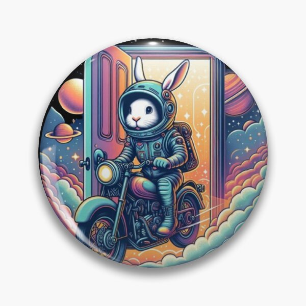 Item preview, Cosmic Rabbit Rider – Surreal Space Adventure designed and sold by Dogandesighn.