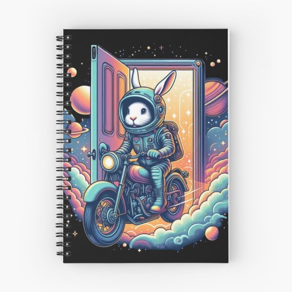 Item preview, Cosmic Rabbit Rider – Surreal Space Adventure designed and sold by Dogandesighn.