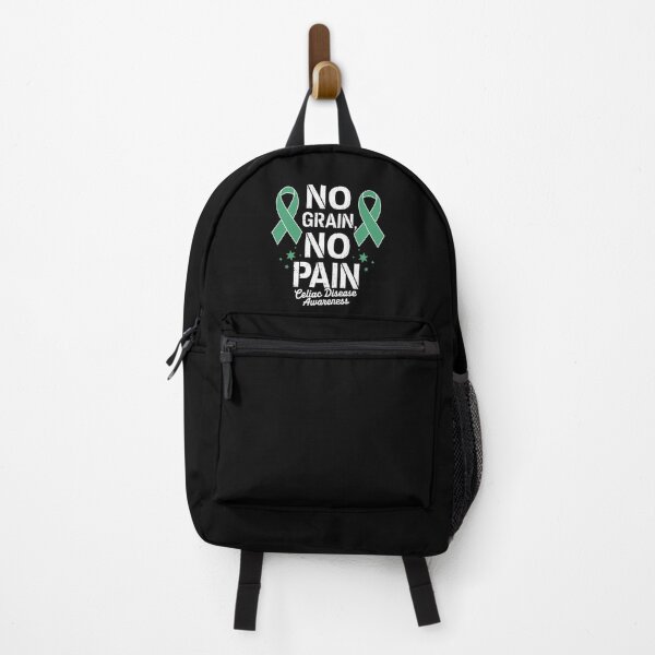 Item preview, No Grain No Pain Celiac Disease Awareness Month Gluten Free designed and sold by HaileyRobel.