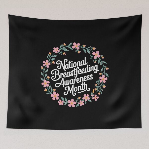 Item preview, National Breastfeeding Awareness Month Hand Drawn designed and sold by marcusry.