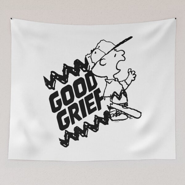 Item preview, Peanuts Vintage Good Grief Baseball Art designed and sold by Amaya John.