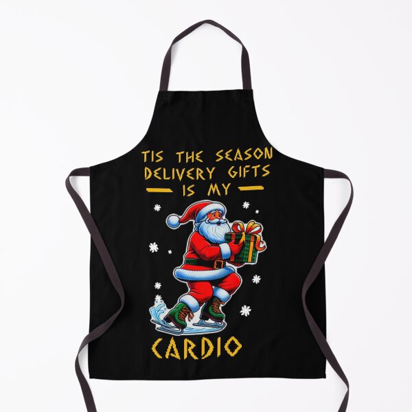 Item preview, ’Tis the Season Delivering Gifts Is My Cardio | Funny Christmas Workout & Delivery Humor designed and sold by Abibless1998.