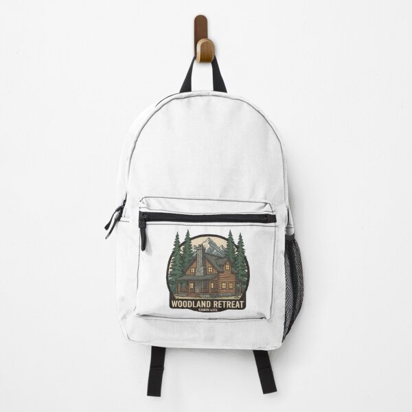 Item preview, Rustic Mountain Cabin | Woodland Retreat Art designed and sold by GenzShoppingHub.